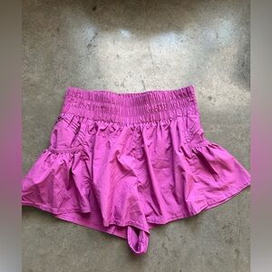 Free people movement fushia pink get your flirt on shorts medium